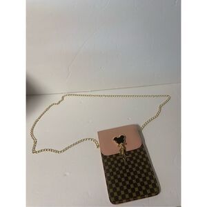 Geometric Pattern mini phone bag, Mickey